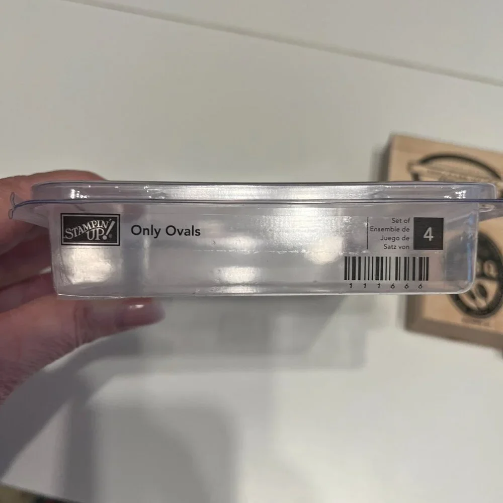 STAMPIN’ UP! “Only Ovals” Stamp Set‎ (4-Piece)